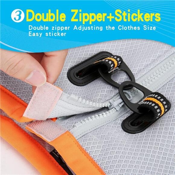 Dog Cooling Vest Dog Harness Cooler Jacket with Adjustable Zipper for Outdoor - Picture 5 of 7